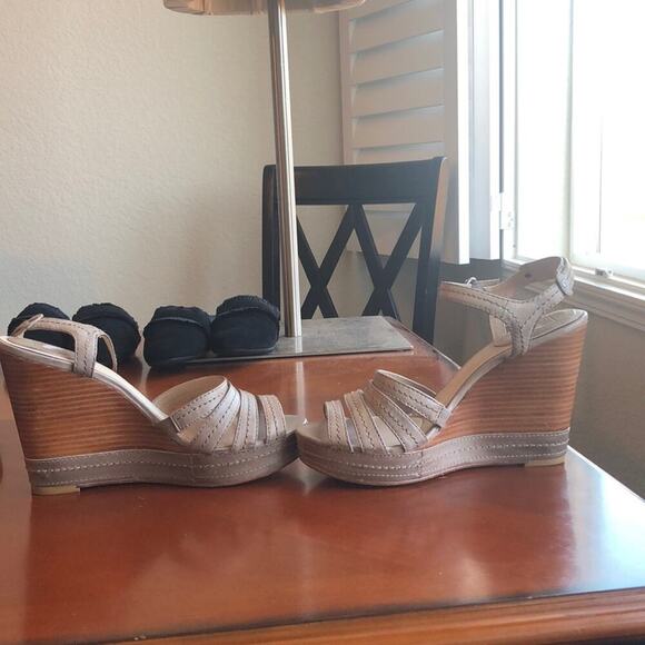 Frye wedge Corrina Stich leather wedge western bohemian gypsy sz 9.5 festival - Picture 6 of 9